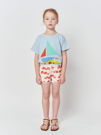 Bobo Choses Waves All Over Terry Shorts