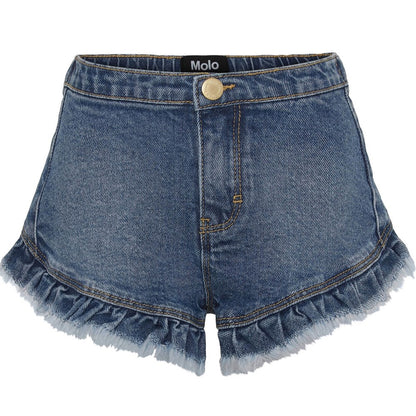 Molo Agnetha Shorts - Retro Blue Denim