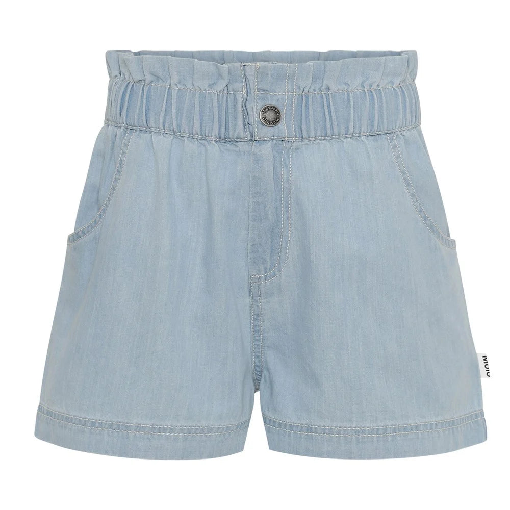 Molo Adara Shorts - Light Washed Blue