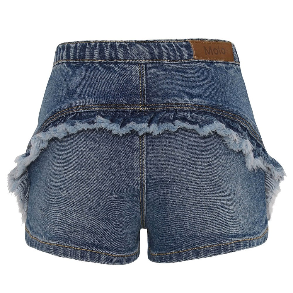 Molo Agnetha Shorts - Retro Blue Denim