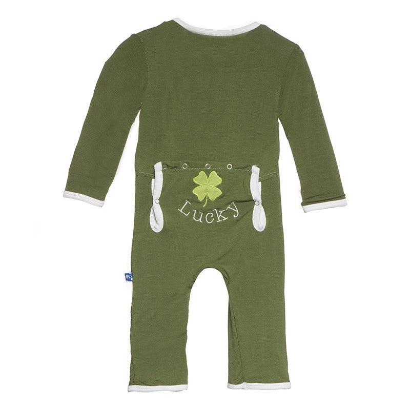 Kickee Pants Lucky Applique Coverall