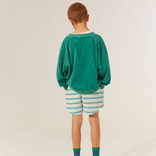 The Campamento Stripe Shorts - Blue