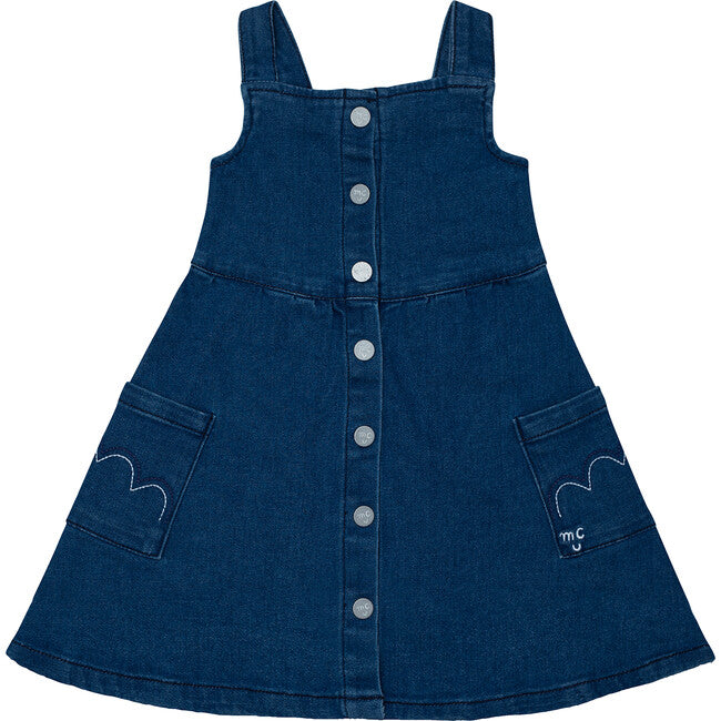 Mon Coeur Kids Dress - Denim