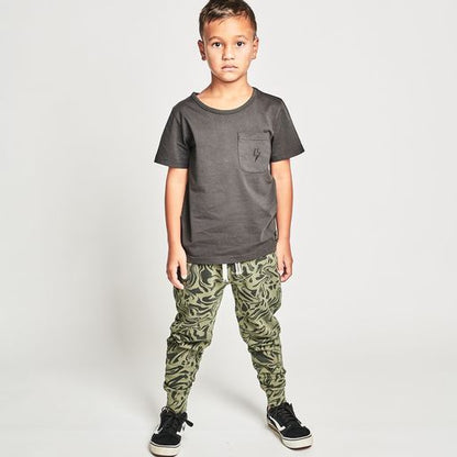 Munster Kids Journey Pant - Wash Olivine