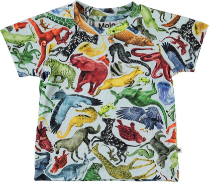 Molo Emmett T-Shirt - Colourful Animals