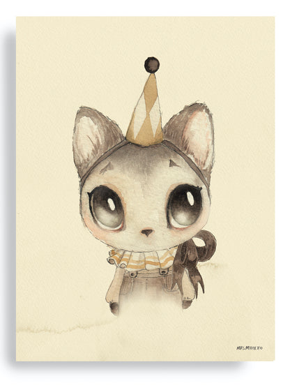 Mrs. Mighetto Dear Meow Print - 50 x 70 cm