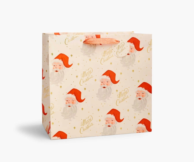 Rifle Paper Co. Santa Large Gift Bag