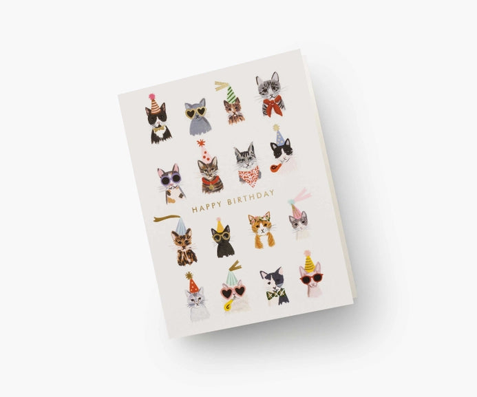 Rifle Paper Co. Cool Cats Birthday Card