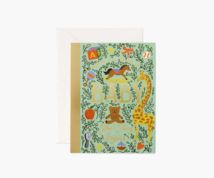 Rifle Paper Co. Storybook Baby Greeting Card