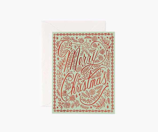 Rifle Paper Co. Crimson Christmas Card