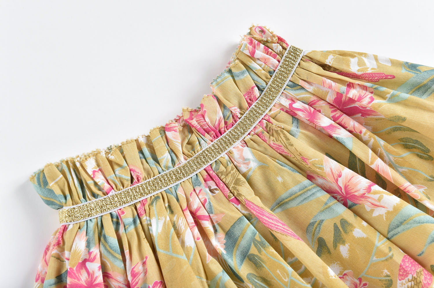 Louise Misha Salina Skirt - Soft Honey Parrots