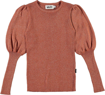 Molo Glenda Sweater - Burn Brick