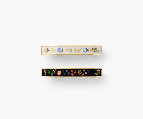 Rifle Paper Co. Menagerie Garden Set of 2 Enamel Hair Clips