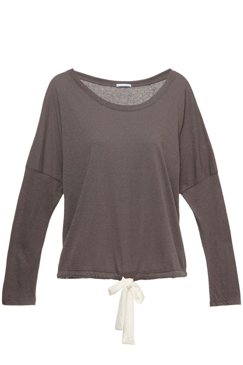 Eberjey Heather Slouchy Tee - Light Charcoal