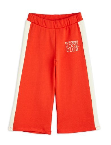 Mini Rodini Book Club Sweatpants - Red