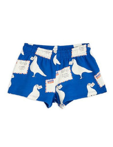 Mini Rodini Pigeons Sweatshorts - Blue