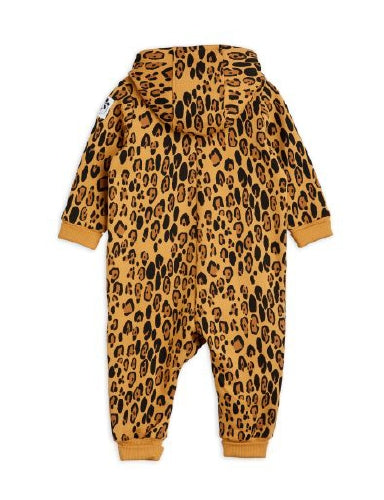 Mini Rodini Basic Leopard Onesie - Beige