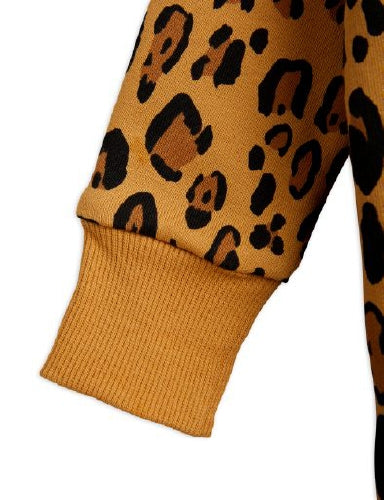 Mini Rodini Basic Leopard Onesie - Beige