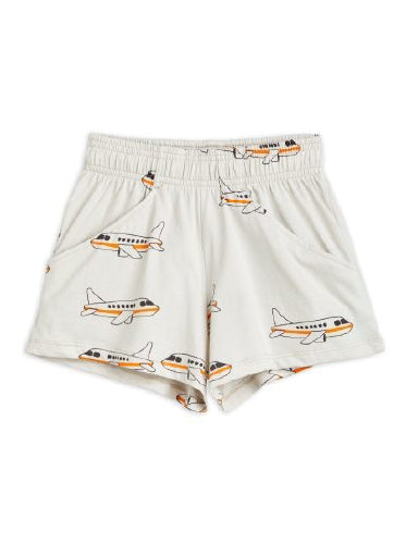 Mini Rodini Airplane All Over Print Shorts - Grey