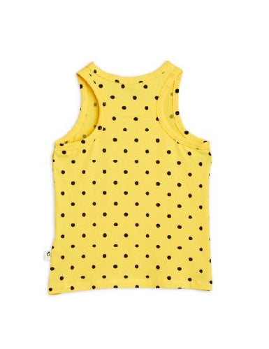 Mini Rodini Polka Dot Tank - Yellow