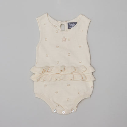 Tocoto Vintage Baby Knit Bodysuit - Off-White