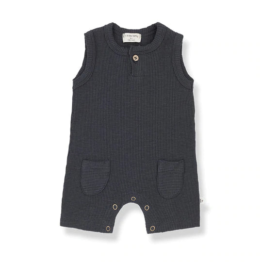 1+ in the Family Orlando Romper - Graphite