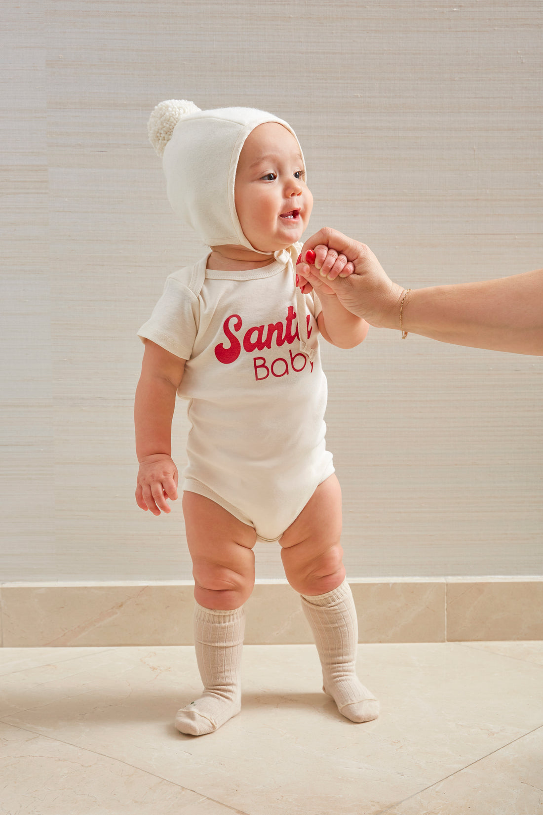 Tenth &amp; Pine Santa Baby Onesie