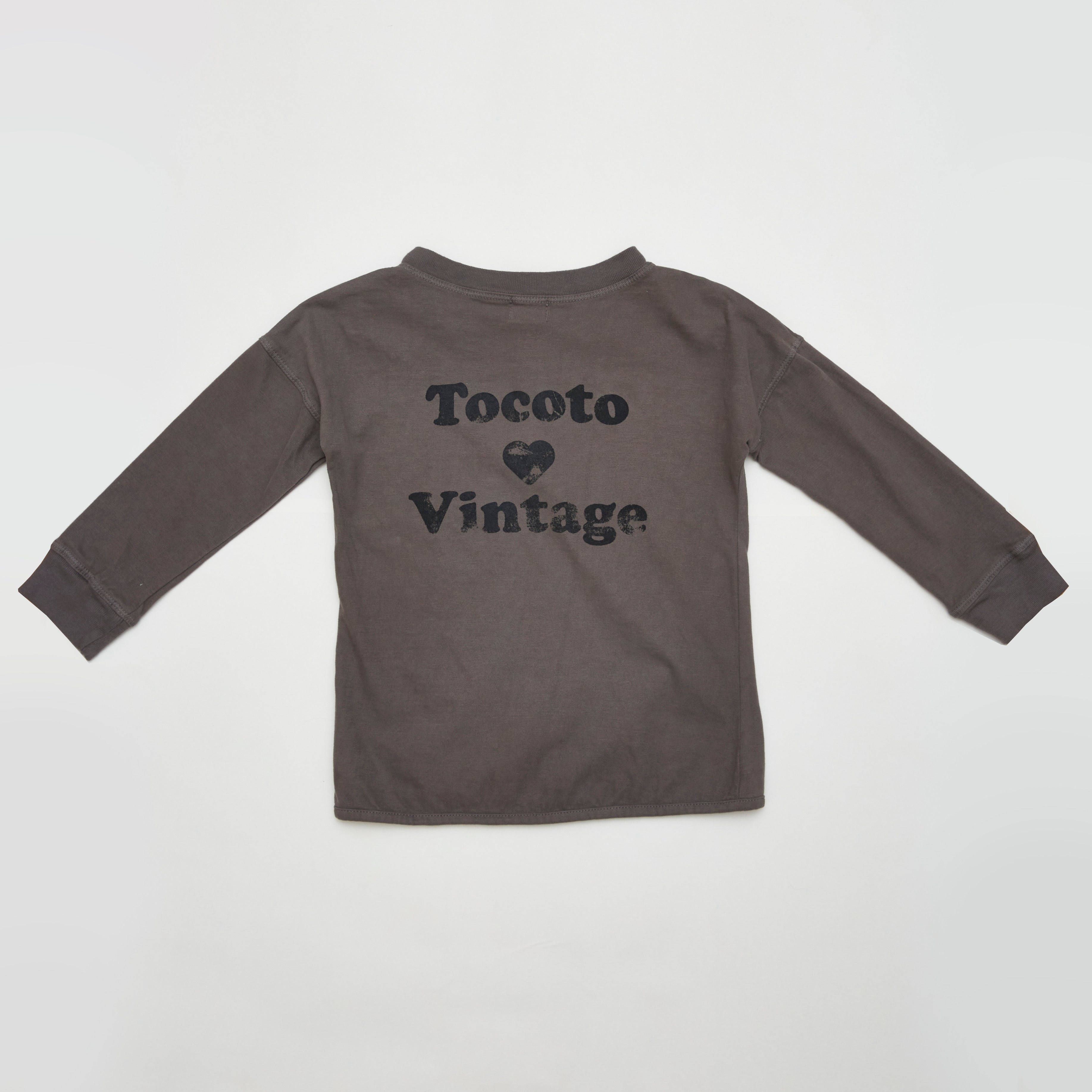 Tocoto Vintage &quot;Tocoto Loves&quot;  T-Shirt - Grey