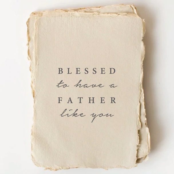 Baristas &quot;Blessed to have a father like you.&quot; Father&