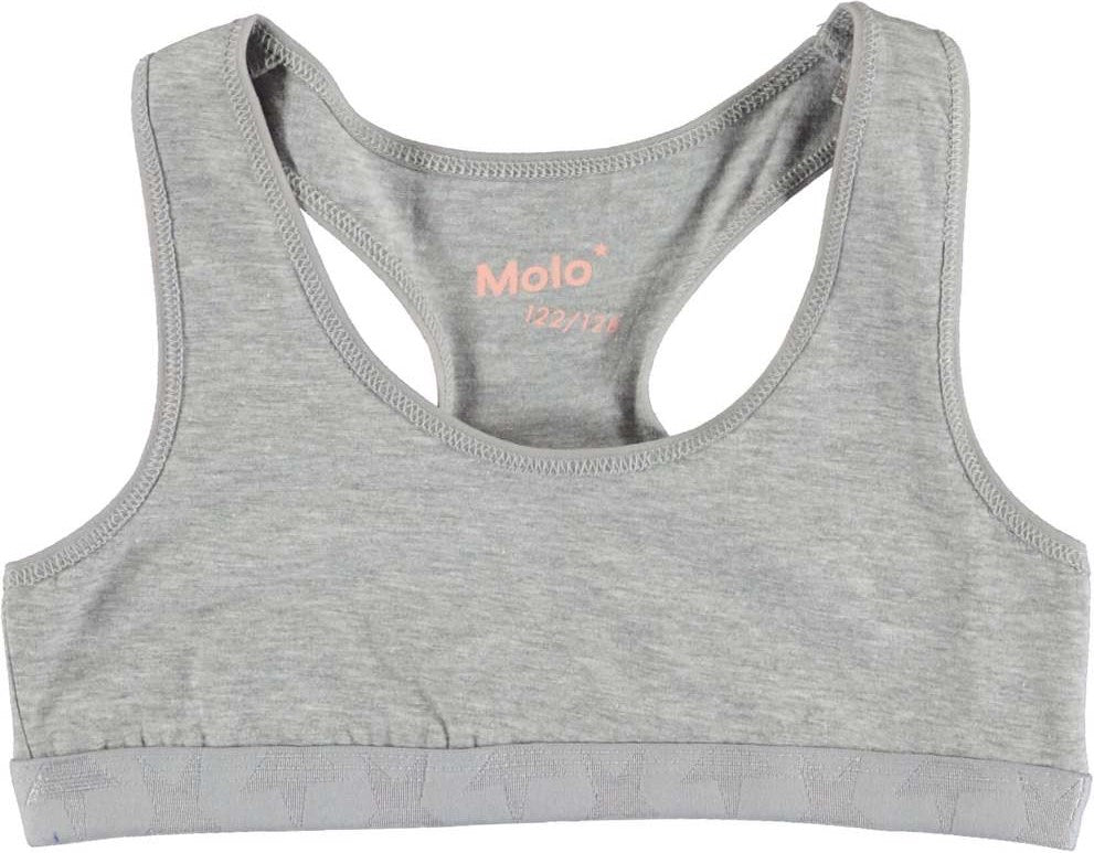 Molo Jade 2-Pack Bralette - Cameo Grey Mel