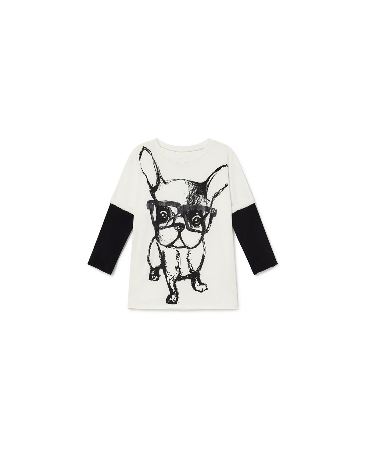 Little Creative Factory Soft Dog T-Shirt - White