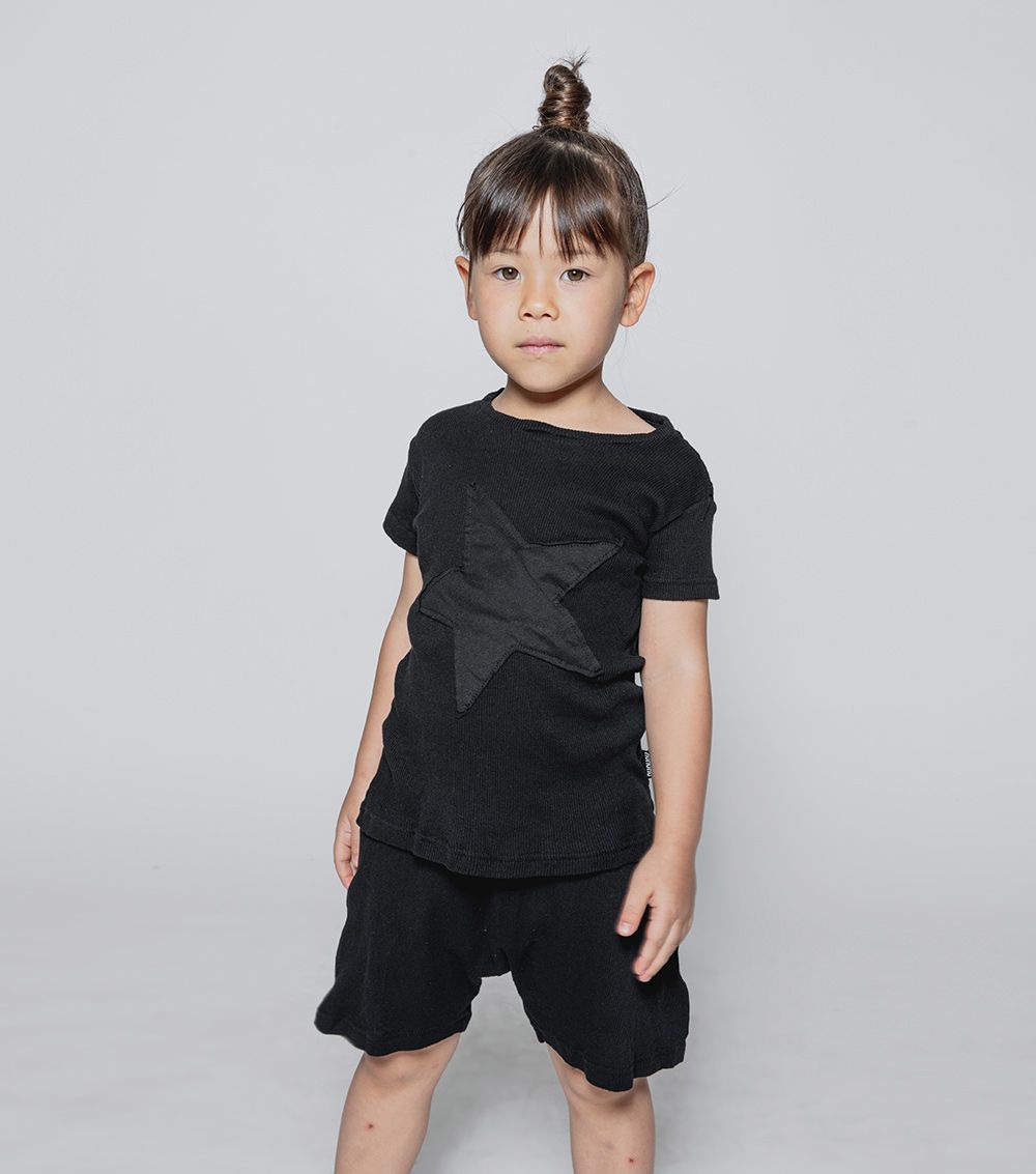 Nununu Star Patch Loungewear - Black