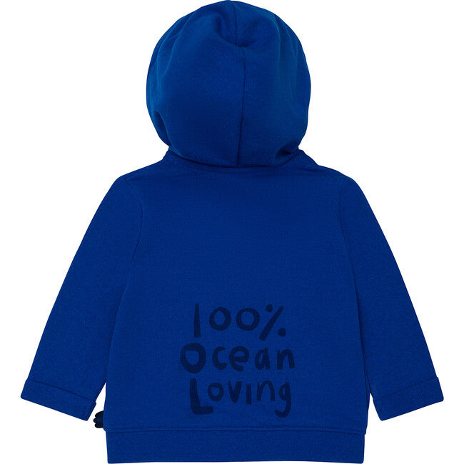 Mon Coeur Kids Hoodie - Cobalt