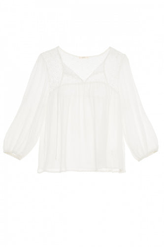 Eberjey Mediterranean Dream Lottie Top- Cloud