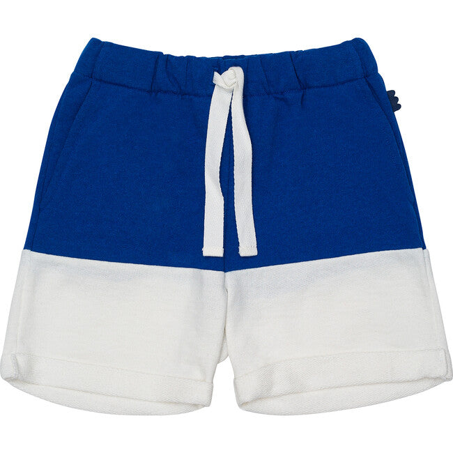 Mon Coeur Bicolor Shorts - Cobalt &amp; White