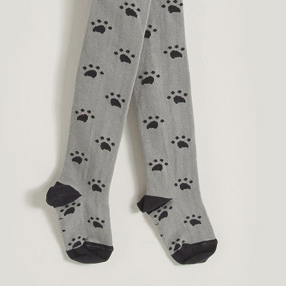 Bonnie Mob Paw Print Tights