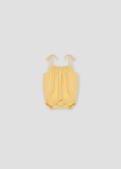 The New Society Olivia Baby Romper - Cannuccia