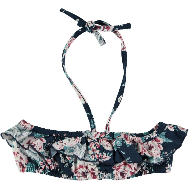 Tocoto Vintage Flower Swim Top