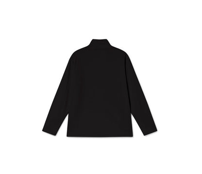 Little Creative Factory Soft Cubic Turtleneck Top - Black