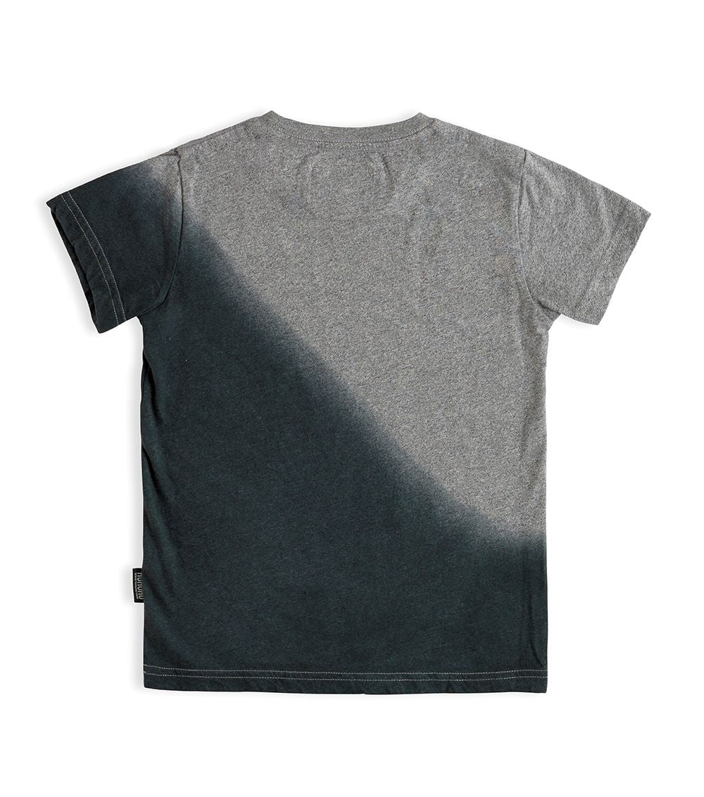 Nununu Gradient Skull T-Shirt - Dusty Heather Grey