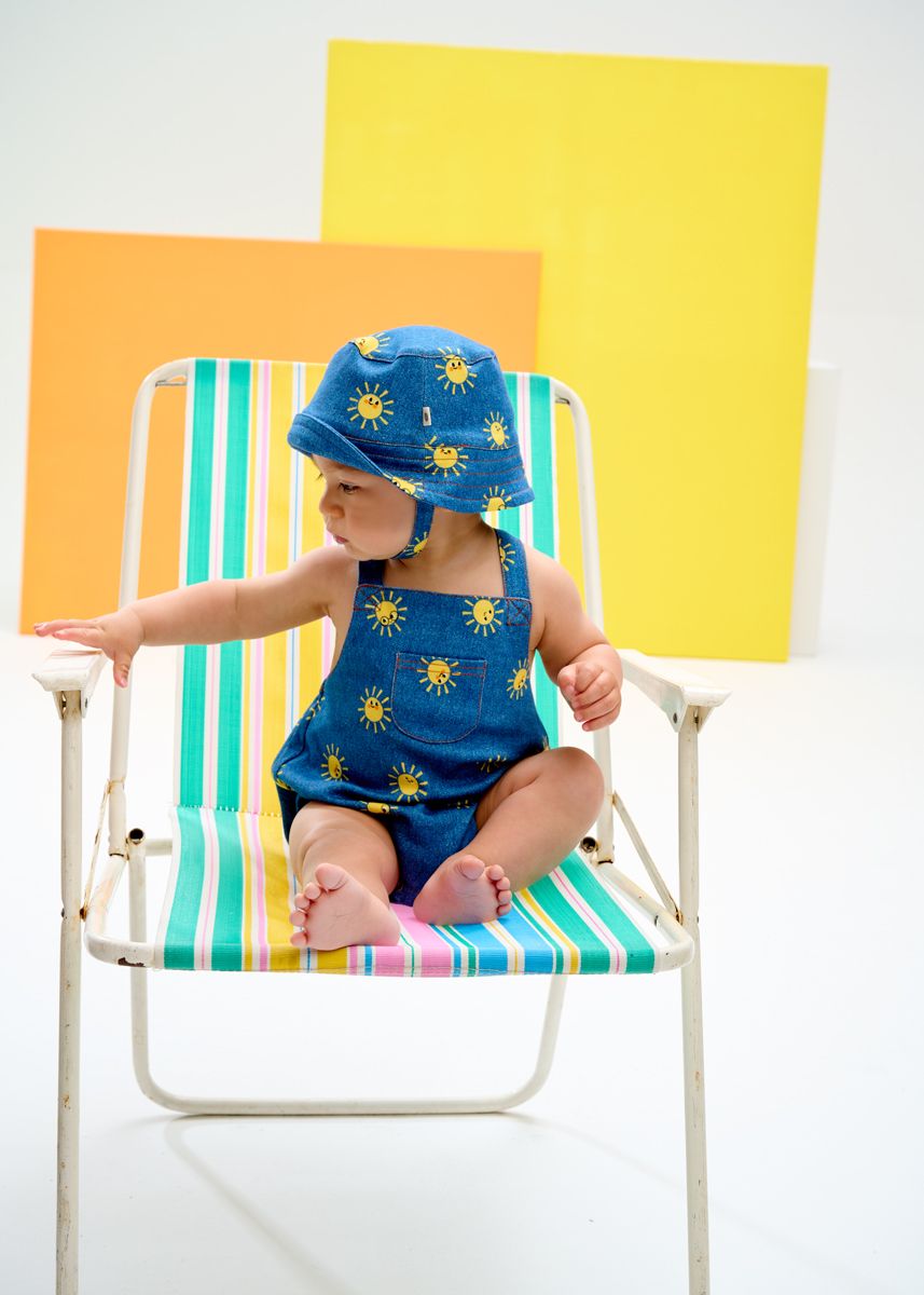 The Bonnie Mob Bubble Romper - Sunshine