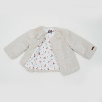 Tocoto Vintage Faux Fur Coat - White