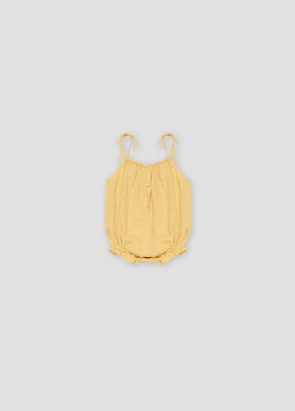 The New Society Olivia Baby Romper - Cannuccia