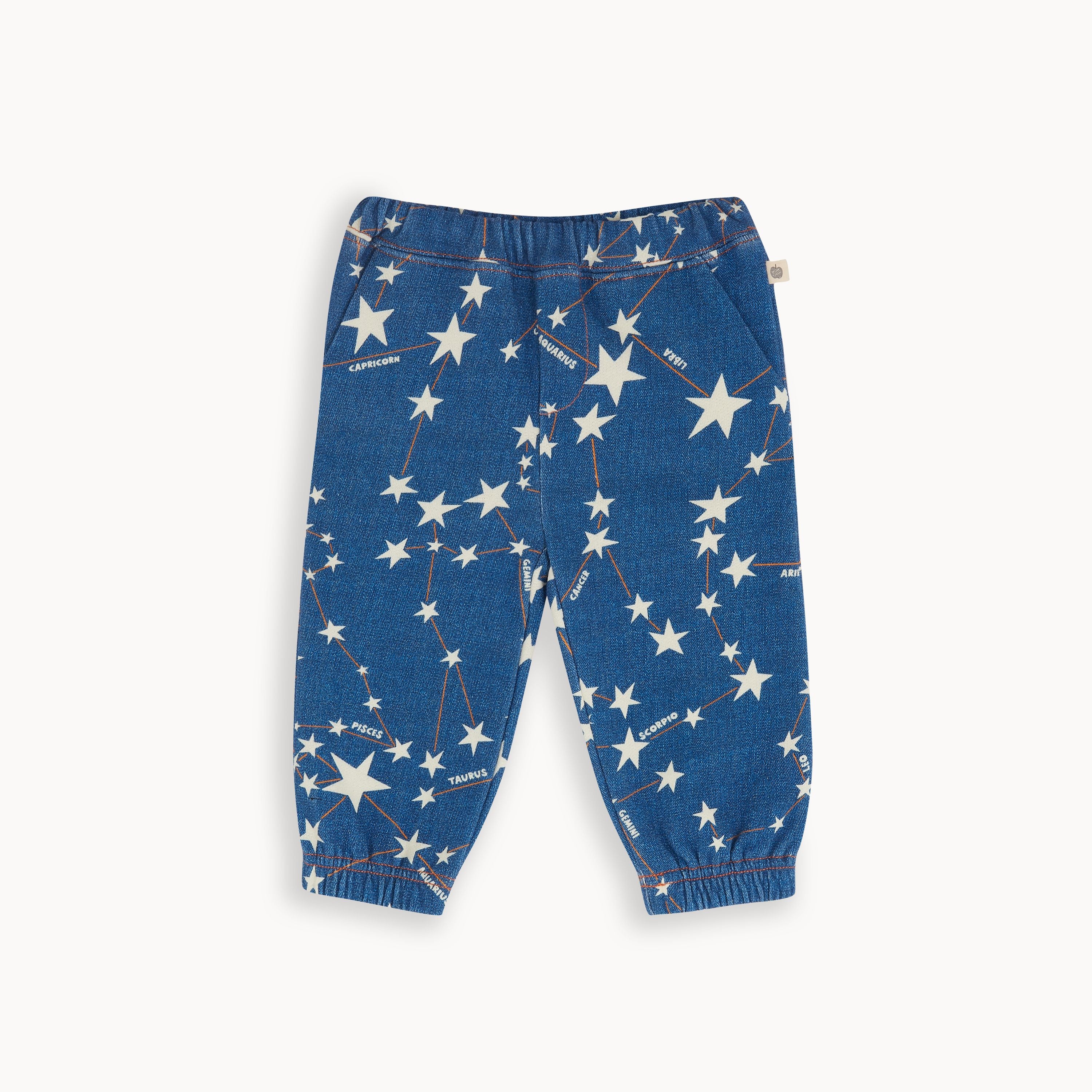 Bonnie Mob Monro Baby Jogging Trousers - Denim Stars