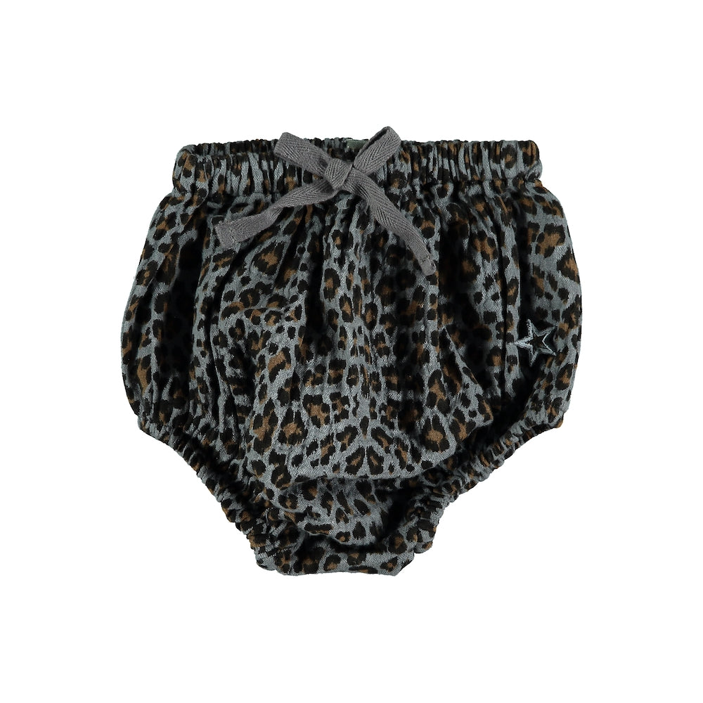 Tocoto Vintage Animal Print Bloomer - Grey