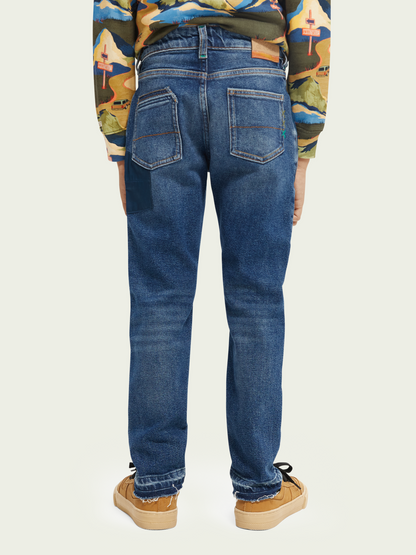 Scotch &amp; Soda Boys Dean Loose Jeans - Blue