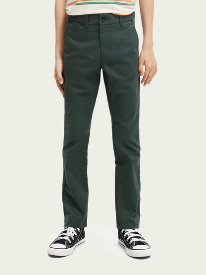 Scotch &amp; Soda Boys Slim-Fit Classic Chino - Fern Green