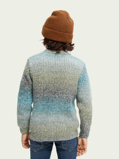 Scotch &amp; Soda Boys Gradient Crewneck Pullover - Teal