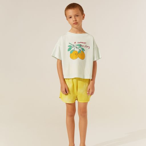 The Campamento Tie Dye Shorts - Yellow